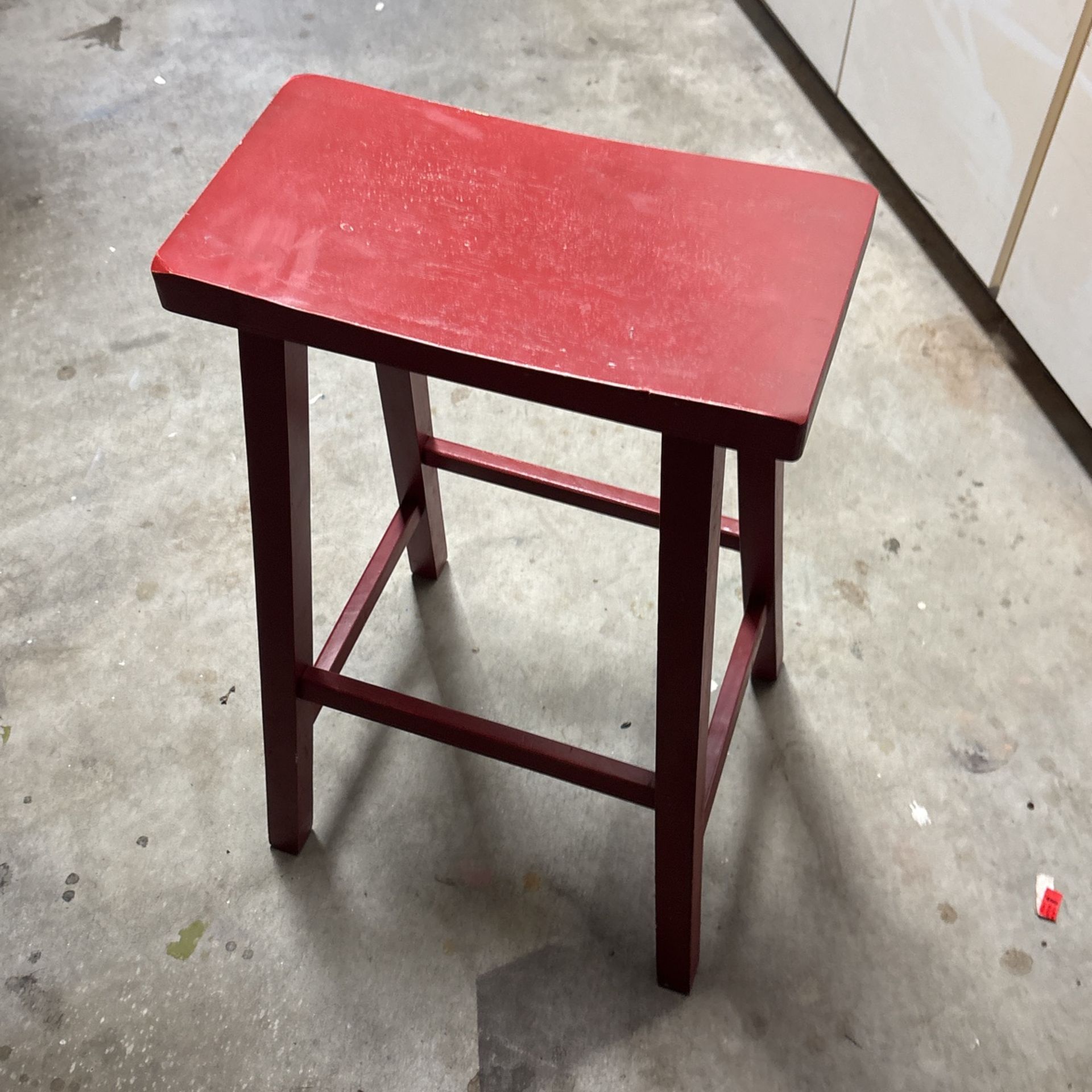 2 Red Barstools