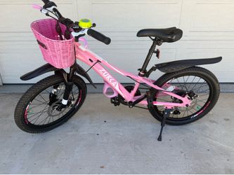 Pink ZUKKA 20" Kids Mountain Bike – Fully Loaded with $200+ Accessories!