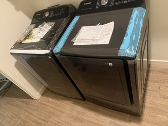 Samsung Washer And Dryer Set Electric 