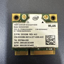 Intel Centrino Advanced-N 6230 Dual Band 802.11a/g/n PCIe WiFi Card 62230ANHMW