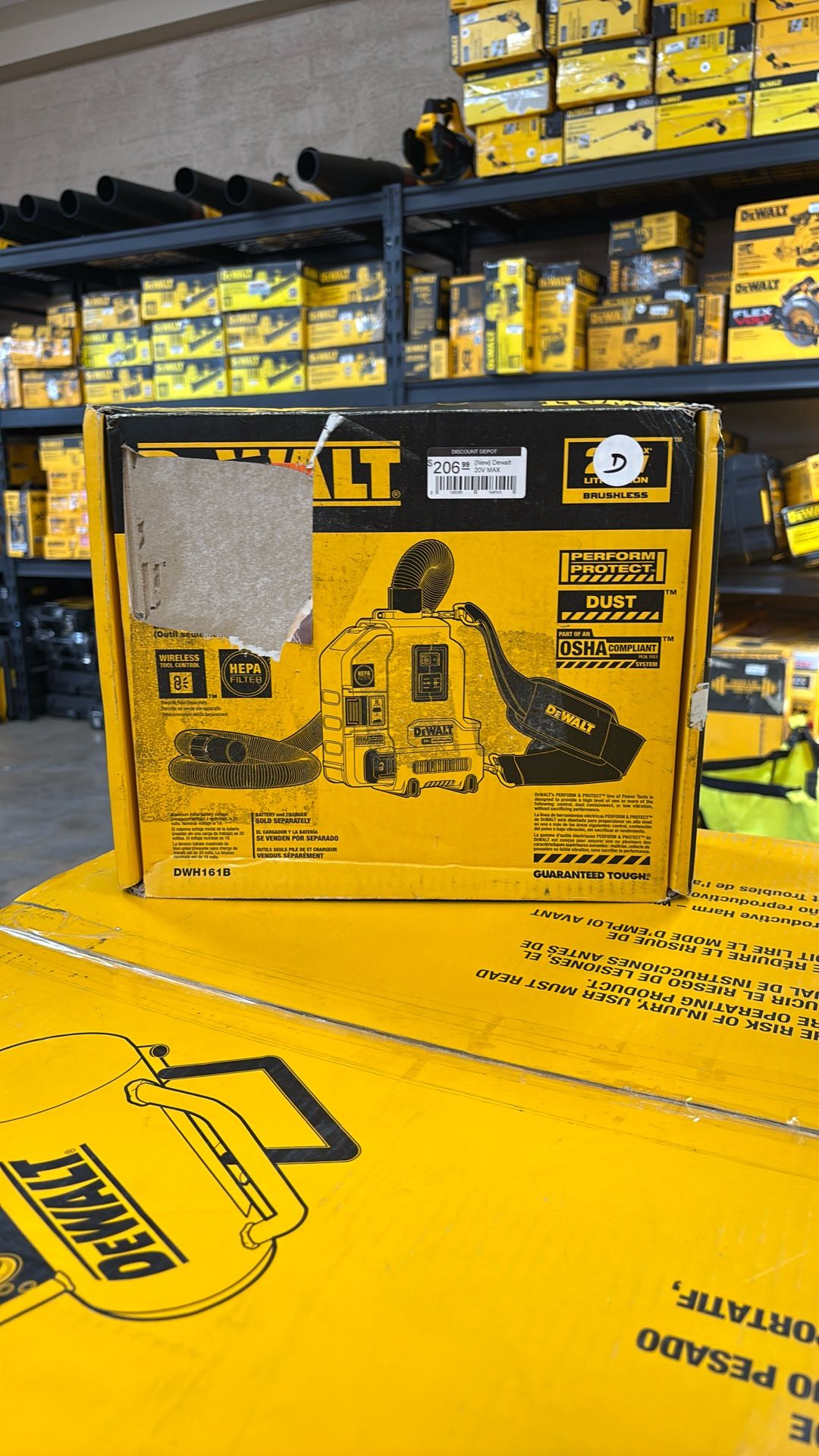 Dewalt 20V MAX Cordless Brushless Universal Dust Extractor (Tool Only)