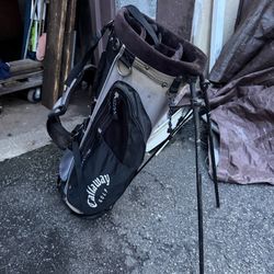 Black standing Callaway Golf bag