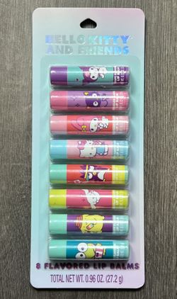 Sanrio Hello Kitty & Friends 8 Pack Lip Balms