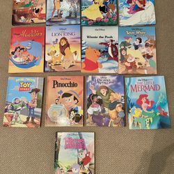 Disney Classic Hardcover Books-Set Of 12