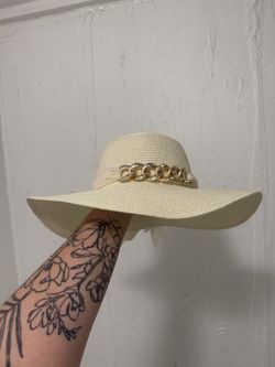woven hat made of natural material