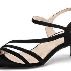 Brand New Size 8 Women's Dressy Shoes in Black Nubuck