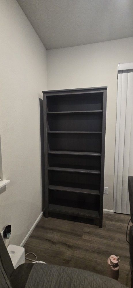 2 Grey Shelves Bookshelves
