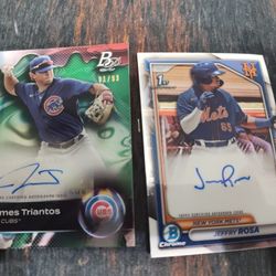 Autographed Signed Baseball Cards