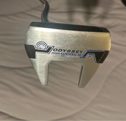 Odyssey Works Versa 7 Mallet Putter 34’ Left Handed Steel Shaft