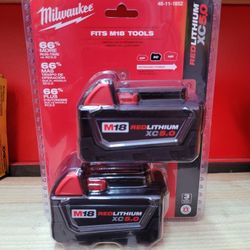 Milwaukee 5.0 Battery Pack All New 