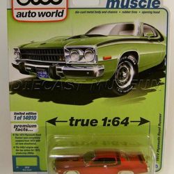 1973 '73 PLYMOUTH ROAD RUNNER ULTRA RED CHASE CAR VINTAGE MUSCLE AUTO WORLD 2022