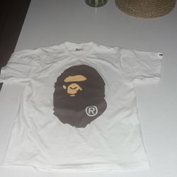 BAPE Big Ape Head Tee 'white' Large