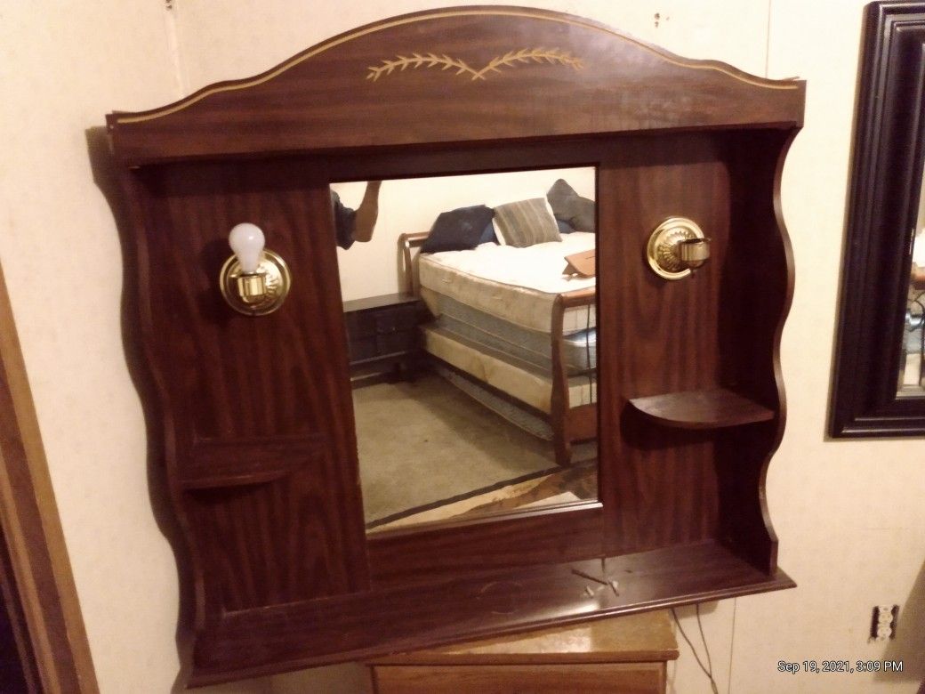 Mirrior For Hear Of Bed Or On A Dresser