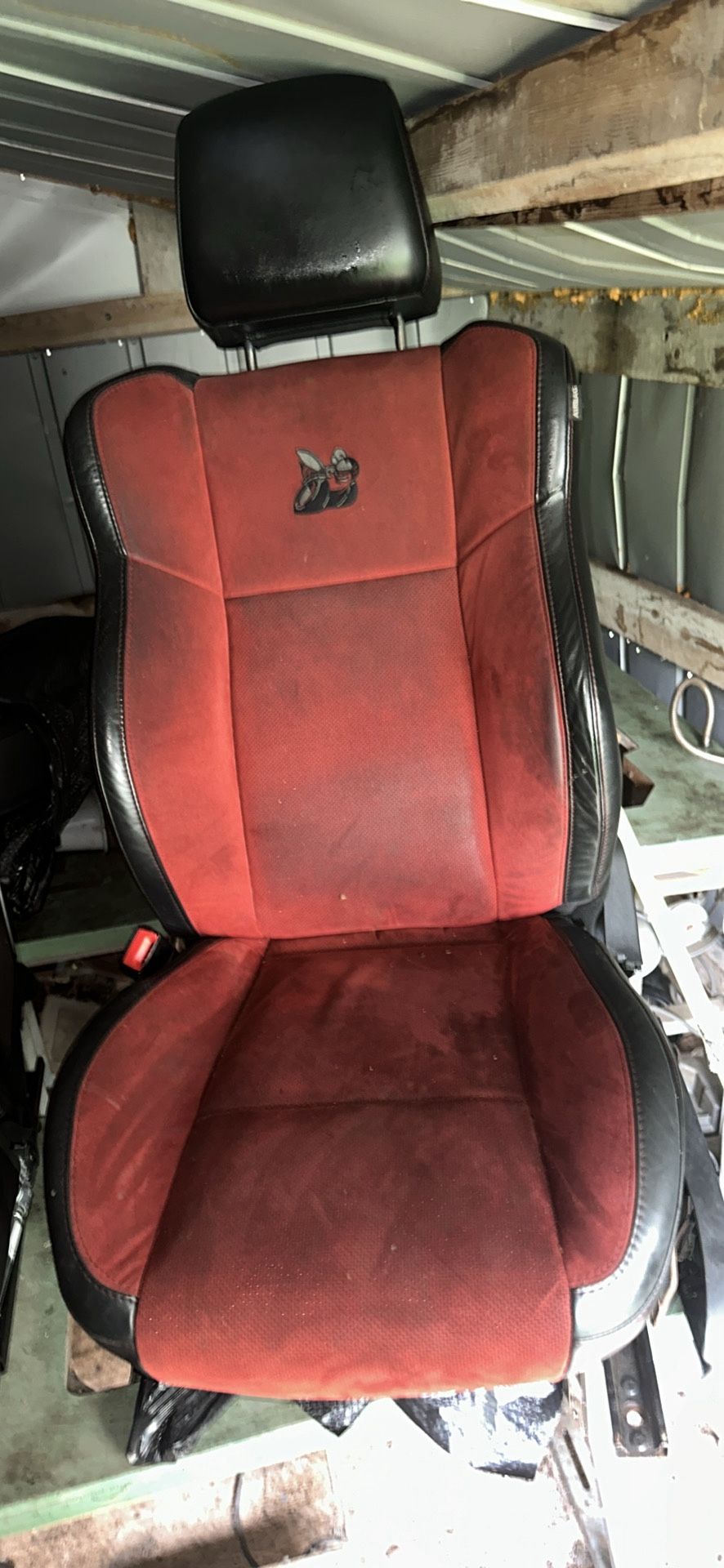 Red Scat Pack Seats Front And Back