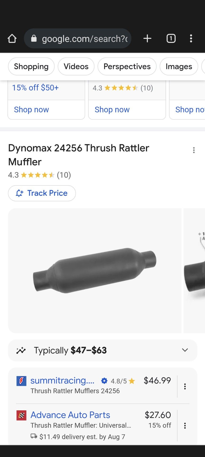 Thrush Rattler muffler