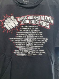 Chuck Norris Attributes Tee