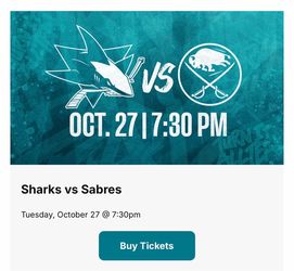 Two Club Level SharksXBruins 10/27/2026