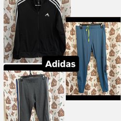 Adidas jacket and pants bundle