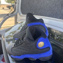 Jordan 13s  Black Blue Size 6y