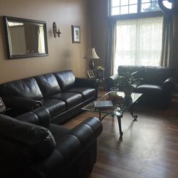 Living Room Glass Table Set