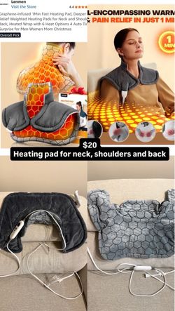 Lenmen Heating Pad for Neck and Shoulders