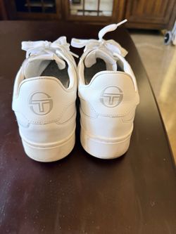 Sergio Tacchini White Leather Sneakers