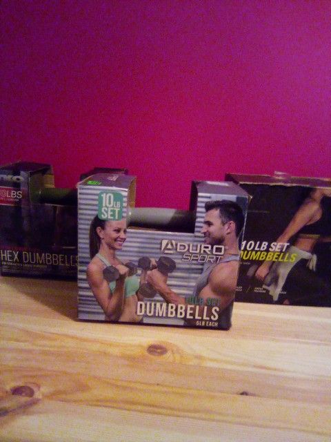 10 Lbs Set Of Dumbbells 5 Lbs Each Dumbbell Set Of 2 $15 Each Set