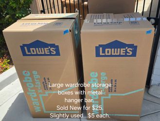 Wardrobe moving boxes