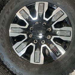 24 GMC Sierra 2500hd Denali 20” Wheels And Tires