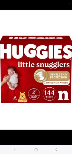 $50 Huggies Newborn Diapers Little Snugglers Newborn Diapers Size Newborn (up to 10 lbs) 144 Count.