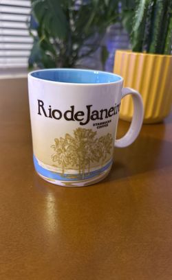 Starbucks Rio De Janeiro Global Icon City Collector Coffee Mug Cup 16oz.   2014