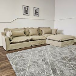 Olivia Sand Lounge Modular Sectional - Free Delivery