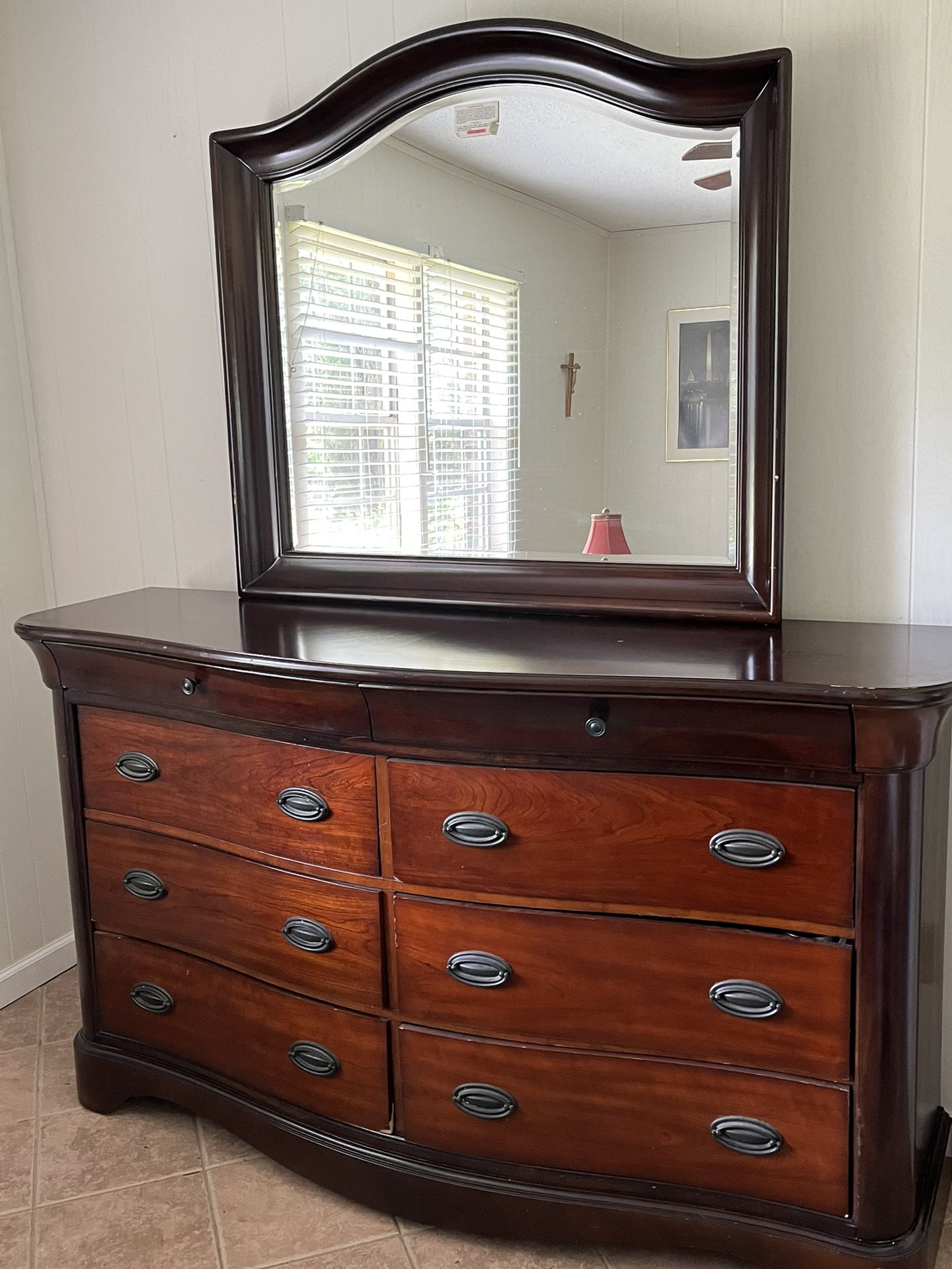 Bedroom Dresser And Two Night Stands 