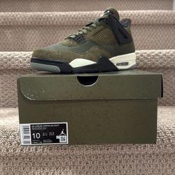 Air Jordan 4 Retro SE Craft Medium Olive Size 10 Men’s
