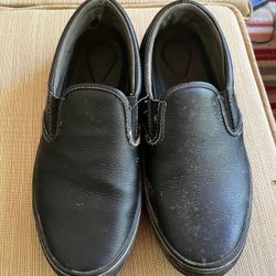 None Slip Black Work Shoes