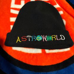 Black Travis Scott Astroworld beanie 