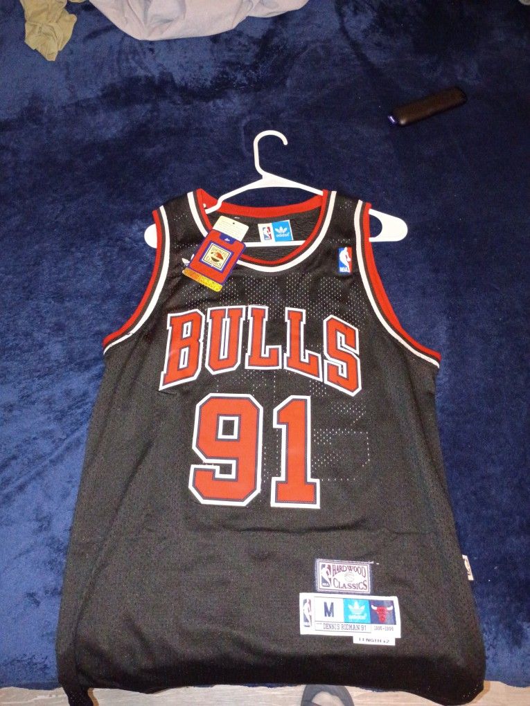 Dennis Rodman Jersey Adidas 1995 Through 1996