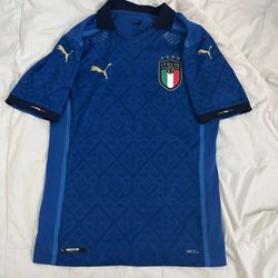 Real Authentic Puma Italy Euro Soccer Jersey  (XS-Extra Small)