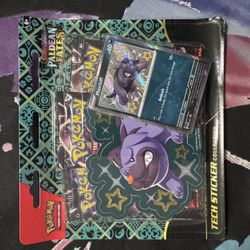 Pokemon Paldean Fates Tech Sticker Collection. 