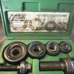 Greenlee 735BB Ball Bearing Knockout Punch Set