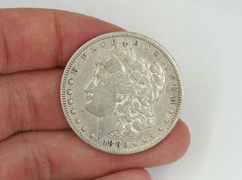 1880-CC Morgan Silver Dollar VF Condition