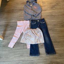 Super Cute. Jeans, Leggings, Skirt and a Sweater. 