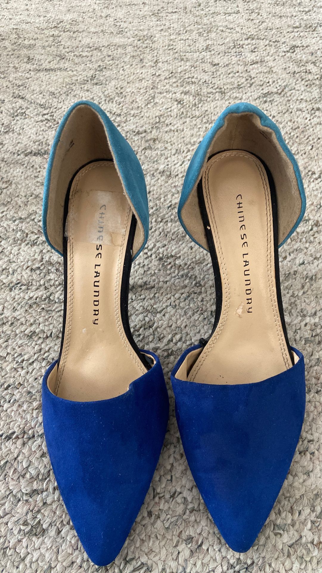 Chinese laundry Blue Heels