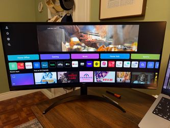 LG 34” MyView Smart Monitor (34SR60QC) - Curved Ultrawide