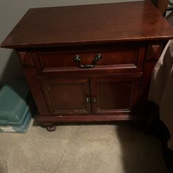 Wood Nightstand