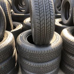 Set Of Dunlop P265/70/17 Used 