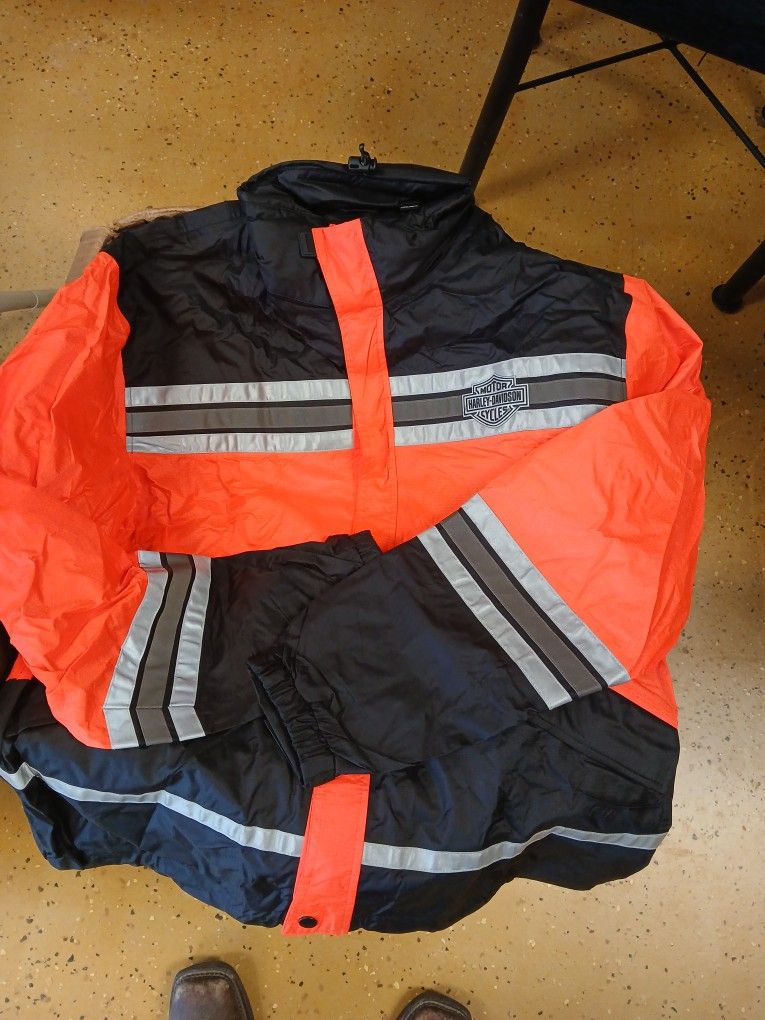 Harley Davidson Reflective Rain Suit
