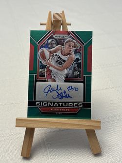 Jackie Stiles Prizm Auto WNBA Portland Fire