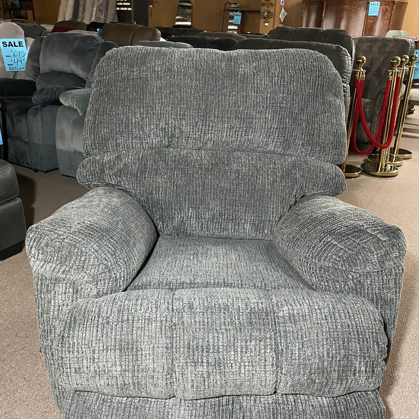Lane Kasan Charcoal Gray Recliner By Lane Home Solutions for Sale