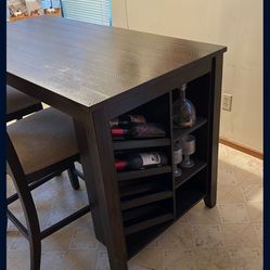 Dining And Bar Table With Chairs And Stools 